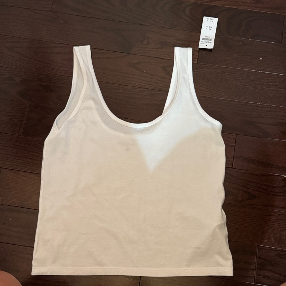 Abercrombie & Fitch White Tank Top